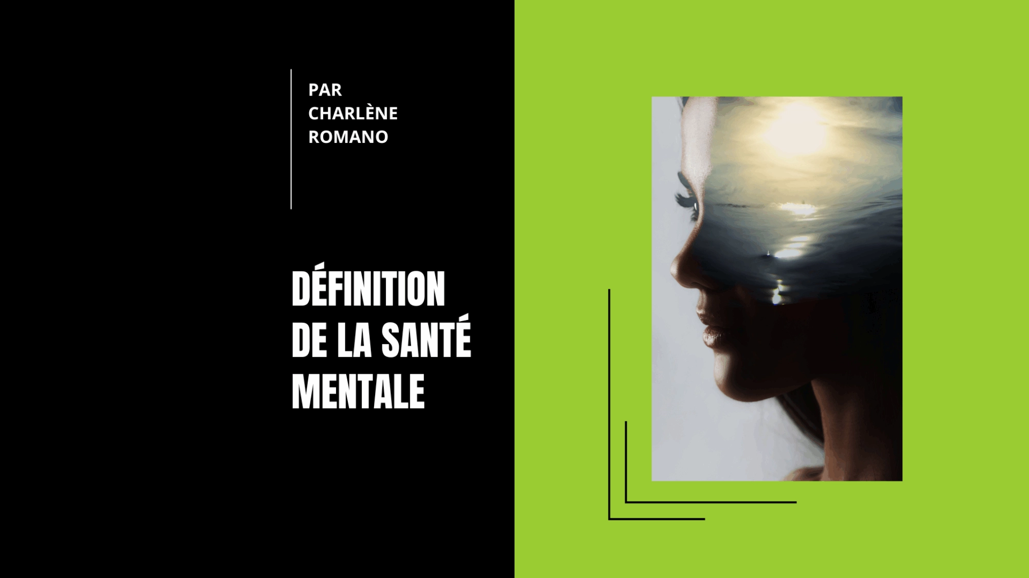Définition de la santé mentale