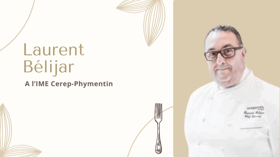 Laurent Bélijar dans la cuisine de l&rsquo;IME