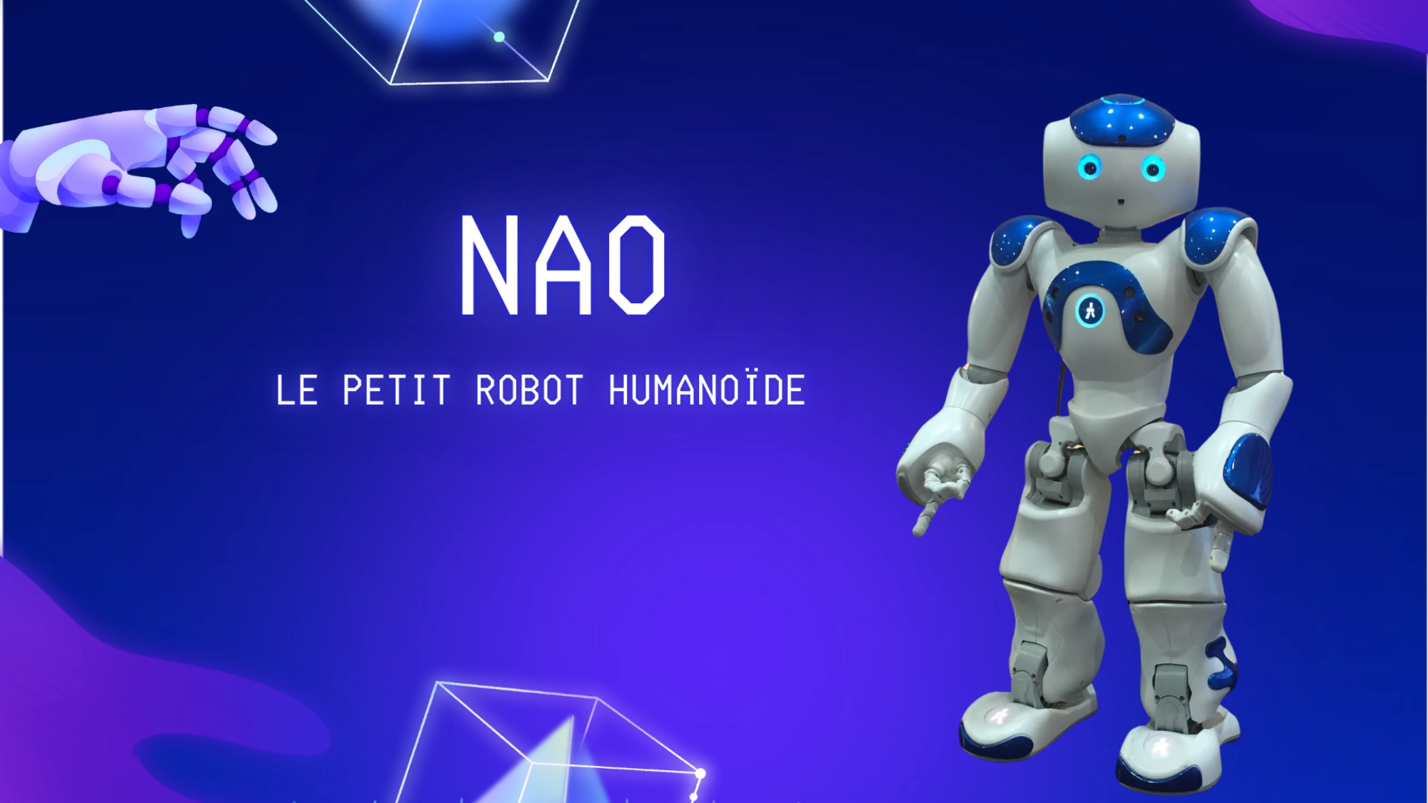 Nao, le petit robot humanoïde