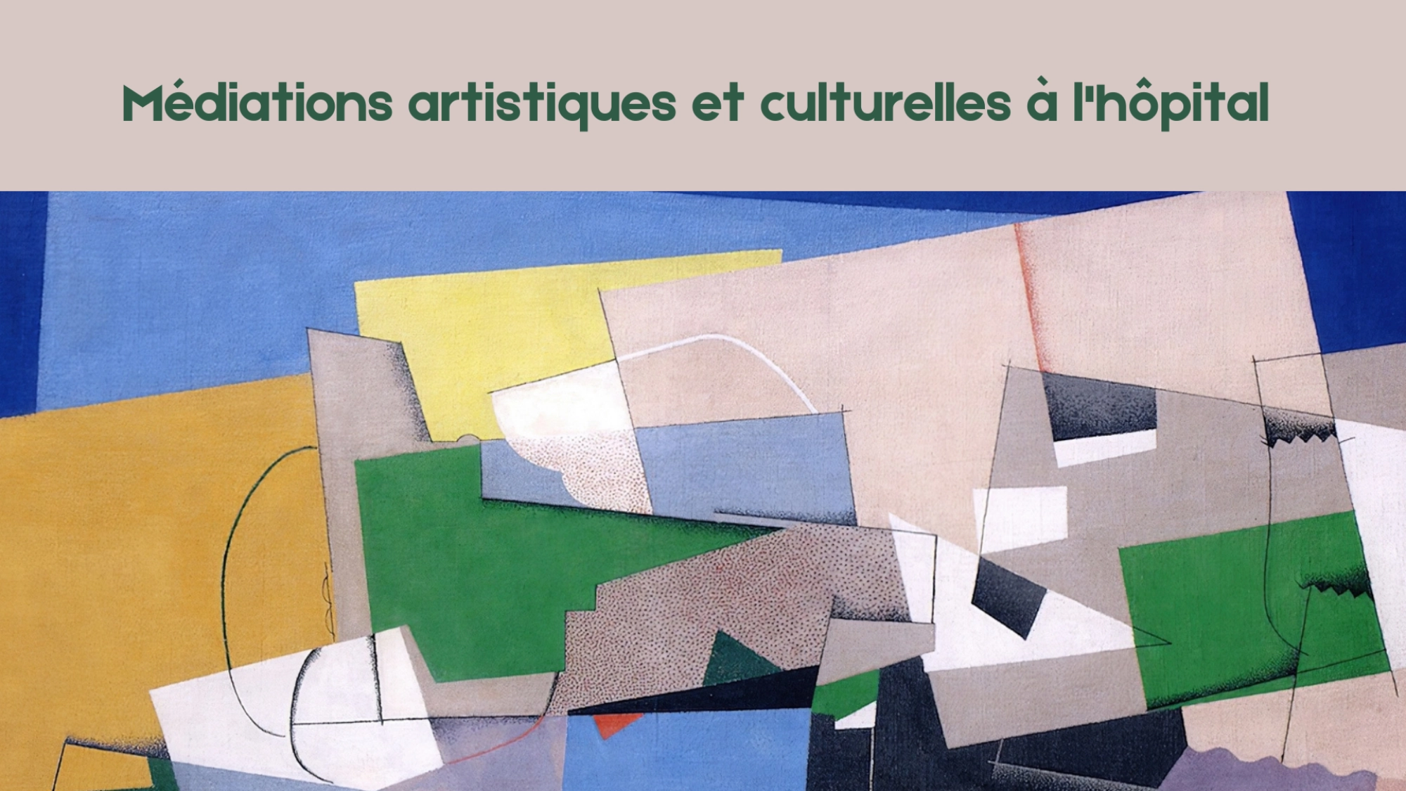 Médiations artistiques et culturelles à l&rsquo;hôpital