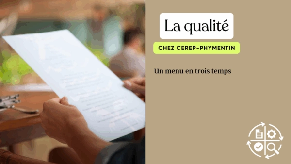 Un menu en trois temps pour nourrir notre qualité au quotidien